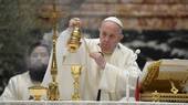 Papa Francesco nella S. Messa in Coena Domini: "Oggi tutti i sacerdoti sono con me sull'altare"
