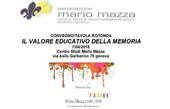 Associazione Mario Mazza: convegno “Il valore educativo della memoria”
