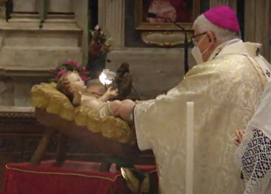 L’Arcivescovo nella S. Messa della notte di Natale: «Sull’esempio di Maria, accogliamo la vocazione che il Signore ci affida» - IL VIDEO