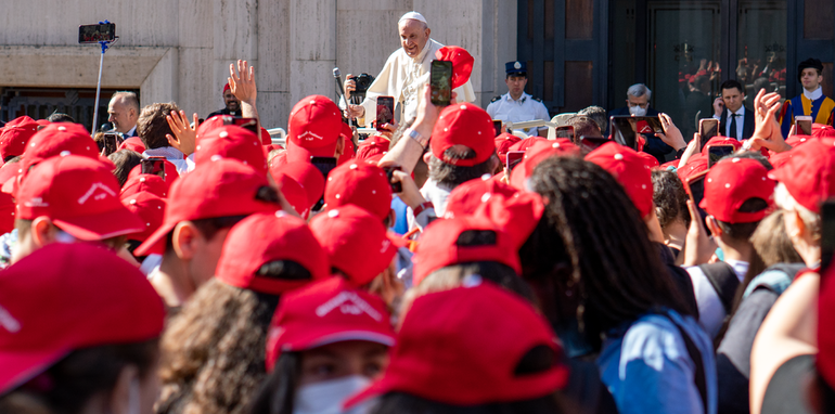 Mille berretti rossi a Roma!