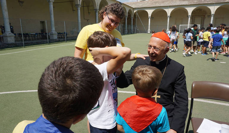 Oratorio estivo a San Bartolomeo della Certosa: una giornata con l'Arcivescovo