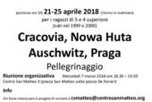 Pastorale Giovanile: pellegrinaggio a Cracovia, Nowa Huta, Auschwitz e Praga