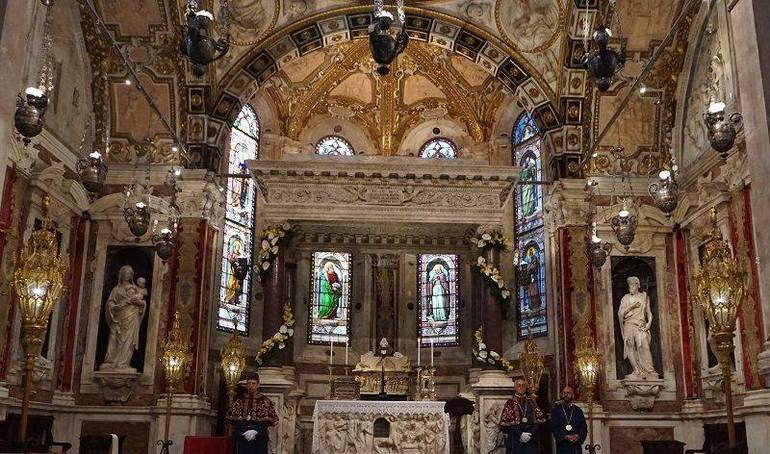 S. Messa dell'Arcivescovo all'altare di San Giovanni Battista