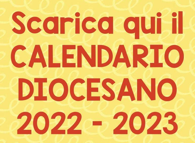 Scaricabile in formato digitale il Calendario Diocesano 2022 - 2023