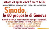 Sinodo, le 60 proposte di Genova