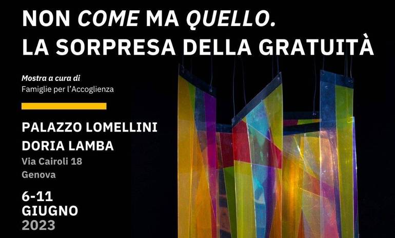 A Palazzo Lomellini la mostra di "Famiglie per l'accoglienza"
