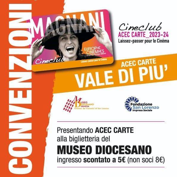 Cinema ACEC e Museo Diocesano: convenzione per i soci!