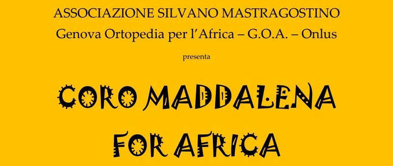 Coro Maddalena "for Africa"