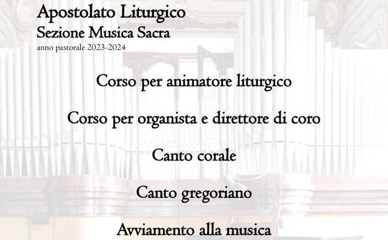 Istituto Musica Sacra, aperte le iscrizioni