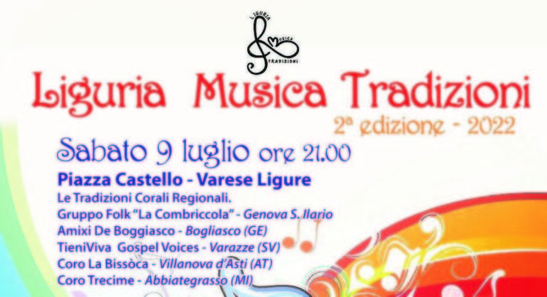 "Liguria, musica tradizioni": le corali a Varese Ligure