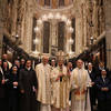 15_l'Arcivescovo con i religiosi che celebrano il giubileo di consacrazione