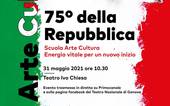 75° della Repubblica: Evento al Teatro Nazionale. 'Energia vitale per un nuovo inizio'