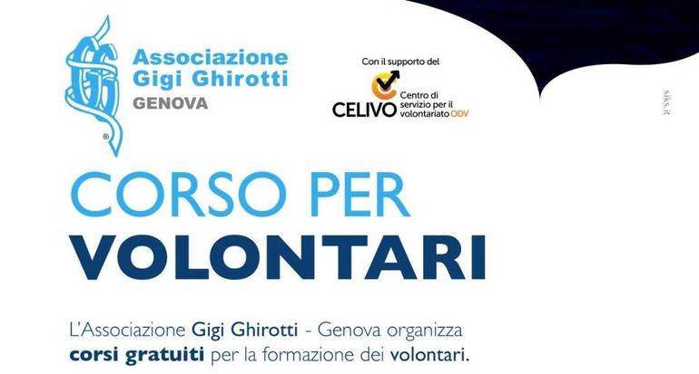 Associazione Gigi Ghirotti: corso per i volontari