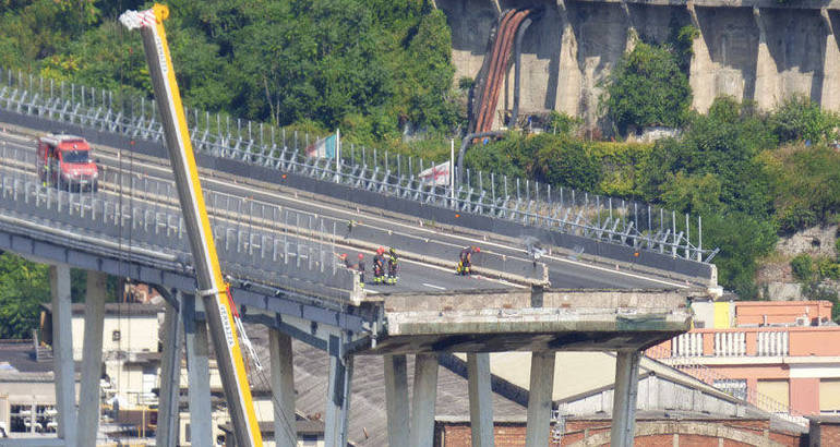 Crollo del Ponte Morandi: le aziende della zona rossa lato ponente possono riprendere le attività