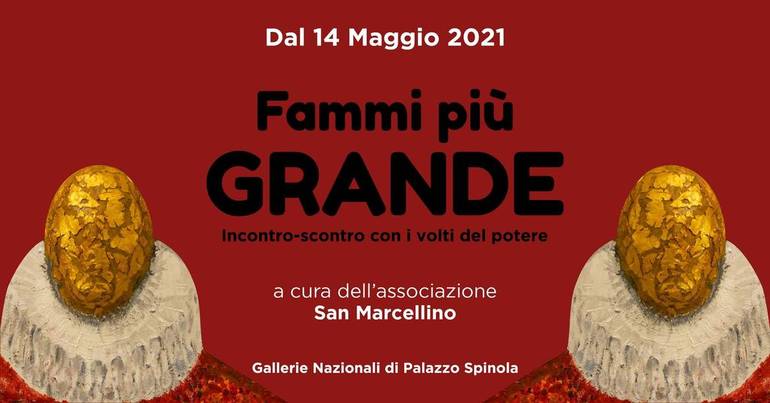 Dalla sinergia S. Marcellino e Palazzo Spinola la mostra "Fammi più grande"