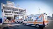 Emergenza Covid-19: allestito l'ospedale galleggiante sul traghetto