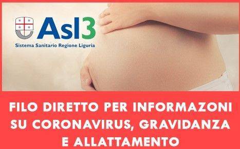 Emergenza Covid-19: la ASL3 avvia un filo diretto per le neo mamme e le donne in gravidanza