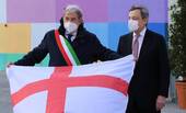 Mario Draghi a Genova: "Il coraggio di ripartire"