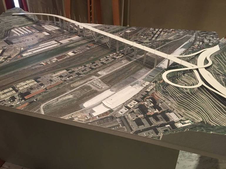 Presentato in Regione il progetto di Renzo Piano per il nuovo ponte sul Polcevera