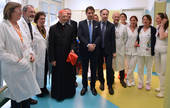 Visita del Presidente del Consiglio all'Ospedale Gaslini