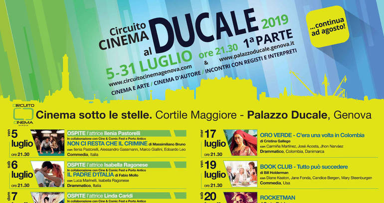 Cinema all'aperto a Palazzo Ducale