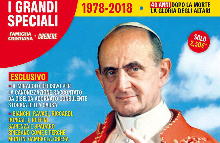 Famiglia cristiana e Credere: speciale su Papa Paolo VI
