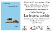 "La lettera uccide": presentazione alla Libreria San Paolo