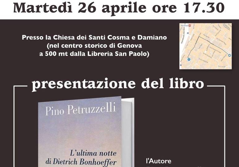 Libreria San Paolo - “L’ultima notte di Dietrich Bonhoeffer”