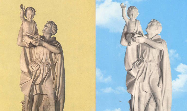 San Giuseppe e il Bambino Gesù, Guido Galletti (1969)