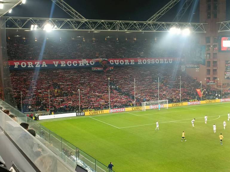 Un buon Genoa ferma l'Inter capolista